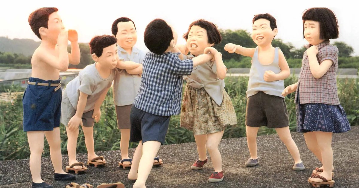 昭和のこどもたち｜人形作家 石井美千子の昭和の人形｜アトリエみちこ